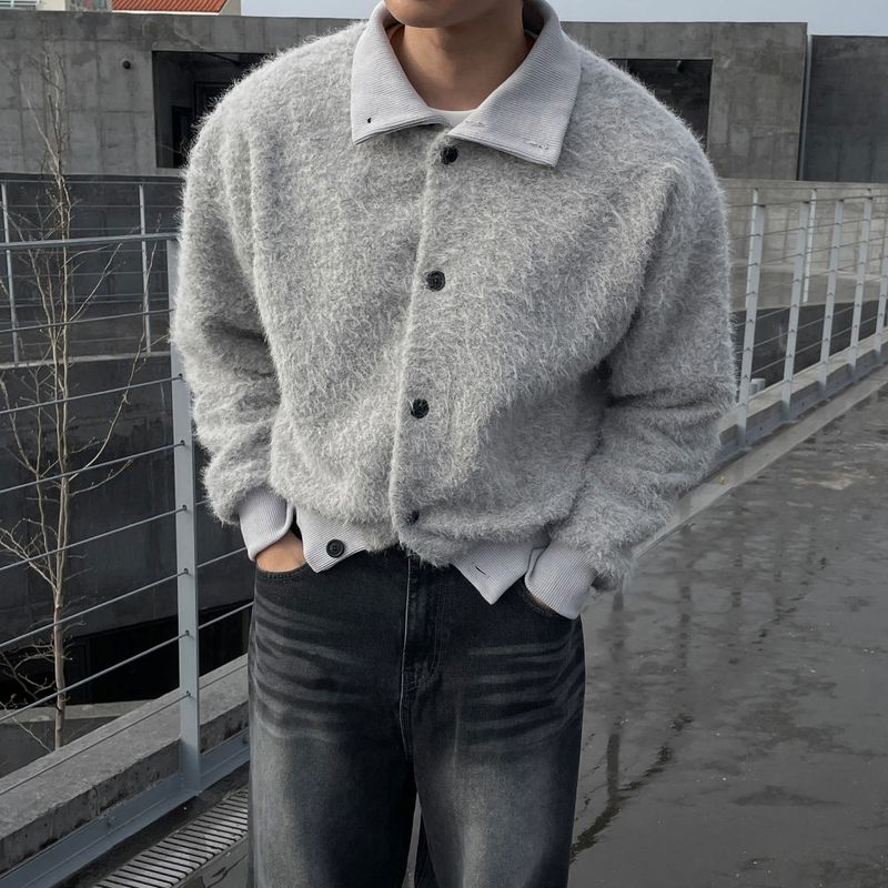 lemenne（ルメンヌ）の「LMN WINNER High Neck Mohair Crop Cardigan (3 colors)（Tops）」