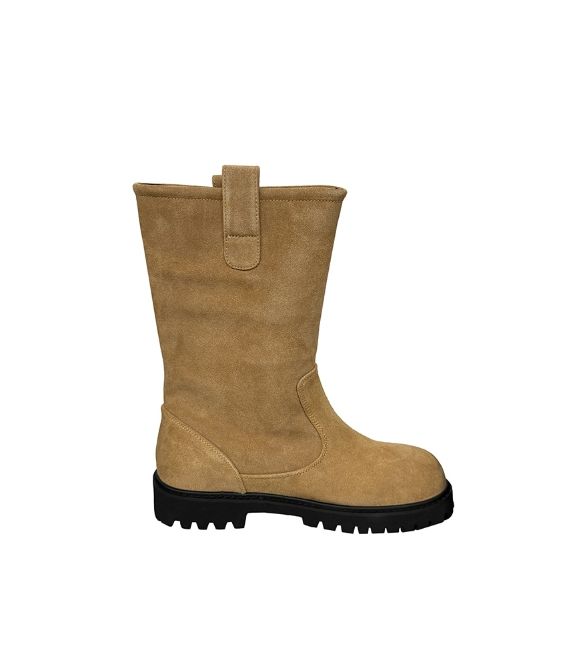 Nord Suede Chunky Middle Boots