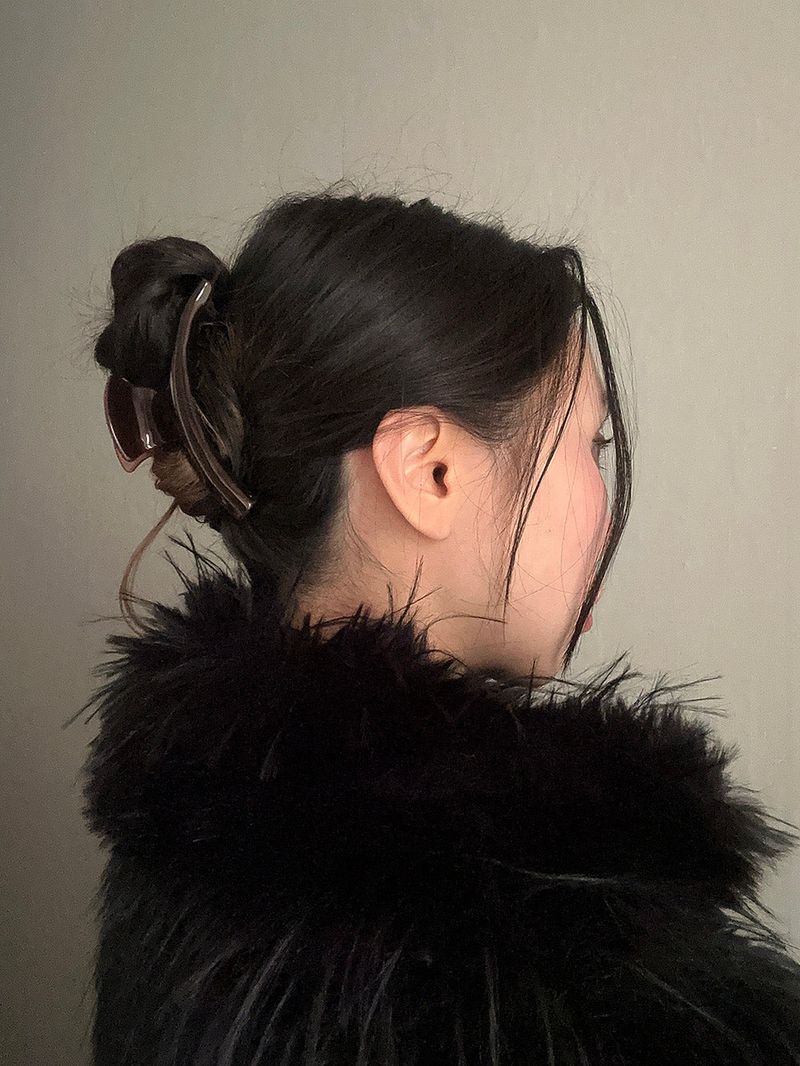 Curve hair clip (7color)