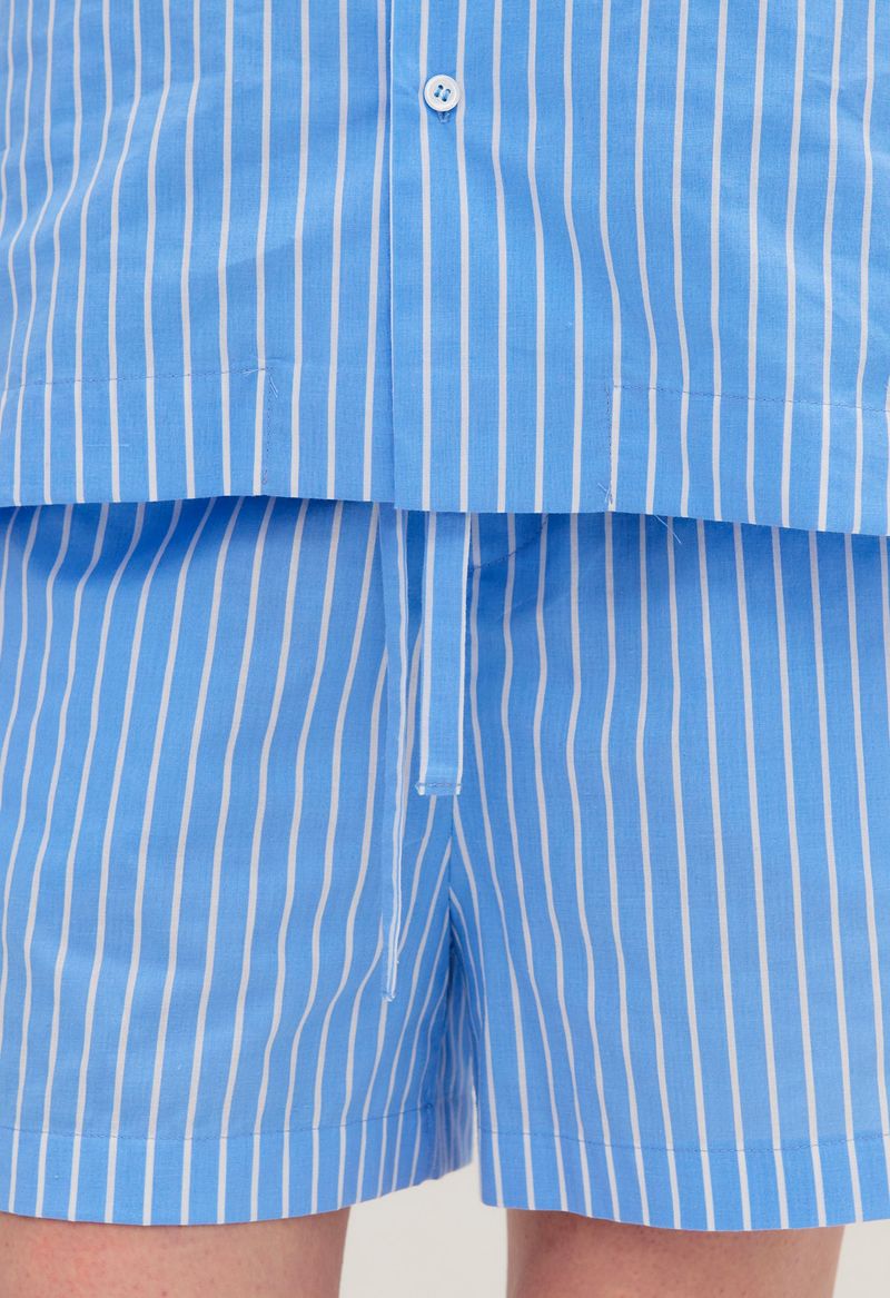 Stay Stripe Pajamas Short Set (3 Colors)