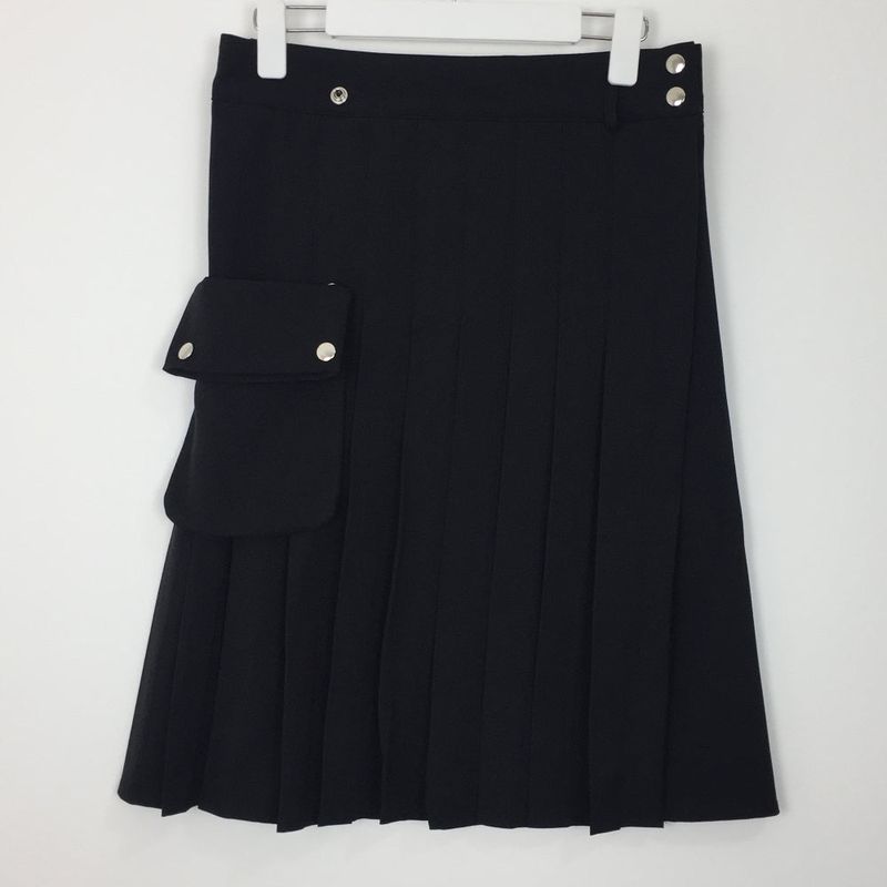 Pocket Layered Wrap Skirt (2color)