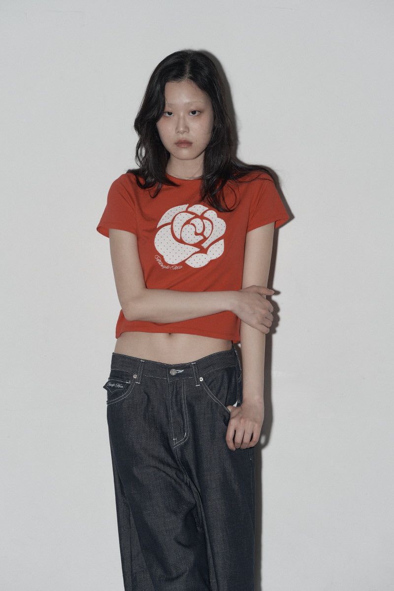 dot rose t (red)