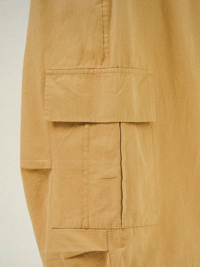 GM Button Cargo Bermuda Pants