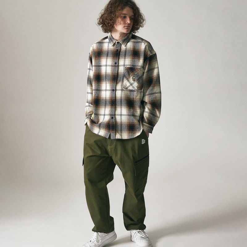 EXAMPLE BBBEAR CHECKSHIRTS