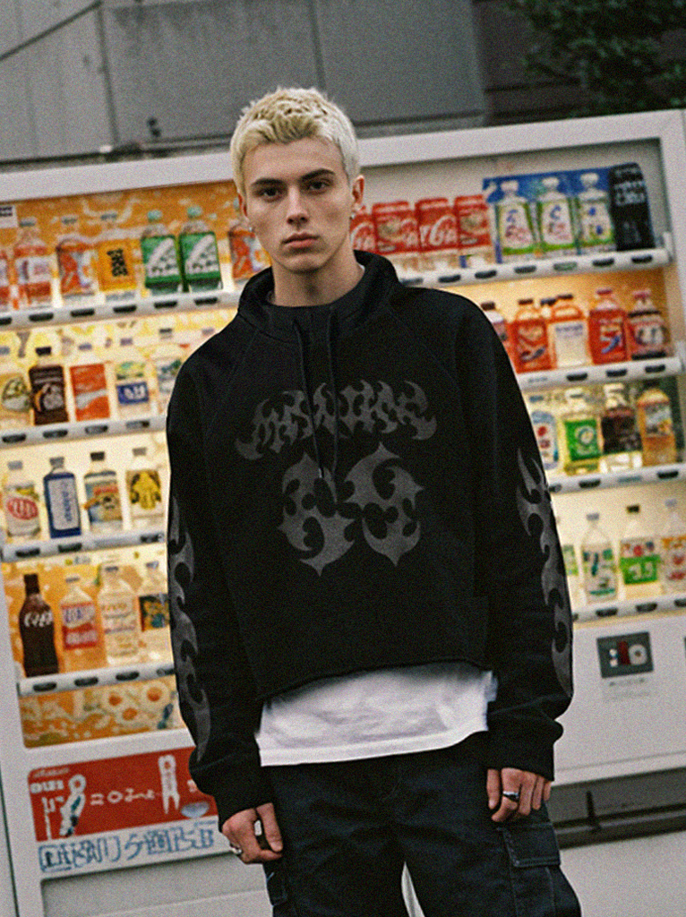  MDWKS 69 TEAM CUT CROPPED HOODIE