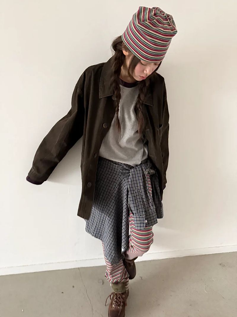  french mood peach jacket 