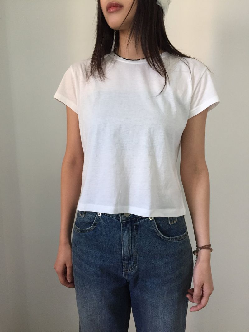Abe Cap Sleeve T-shirt (5color)