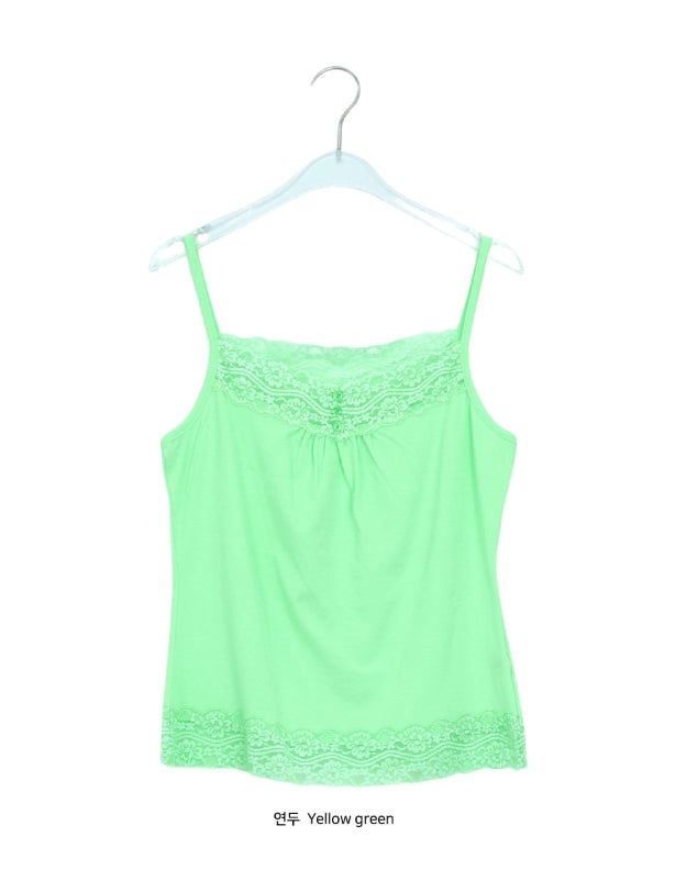 Rites Two-Way Button Lace Strap Sleeveless
