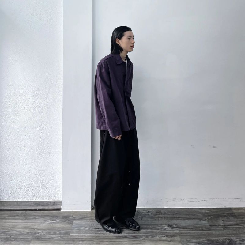 Muted Violet Shirt Jacket