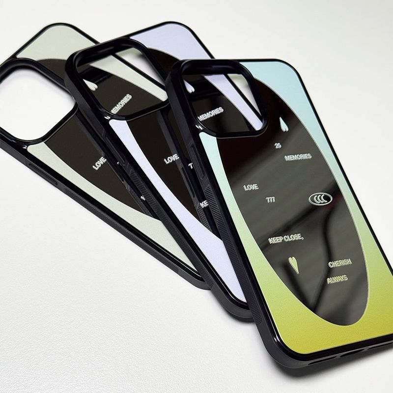 LOVE Memories Bumper Mirror Phone Case (TP)