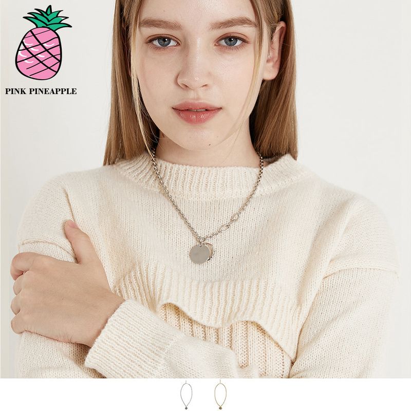 PINK PINEAPPLE（ピンクパイナップル）の「CIRCLE PENDANT NECKLACE（Accessories）」