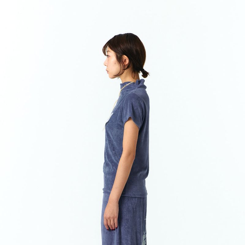 SPILT COFFEE HIGHNECK TERRY T-SHIRTS