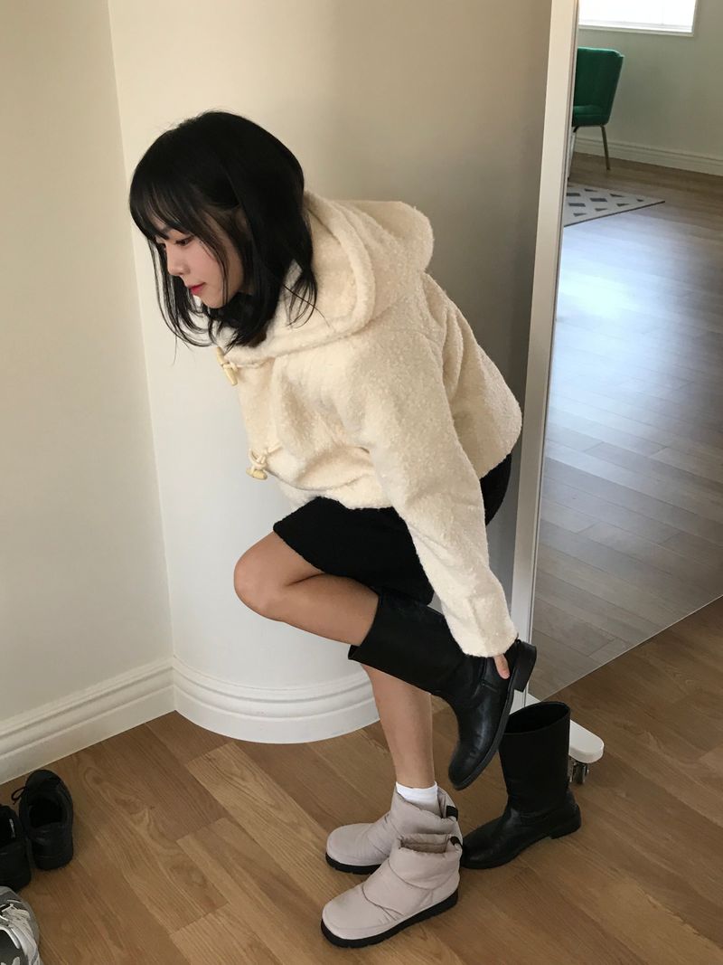 Emery short duffle coat