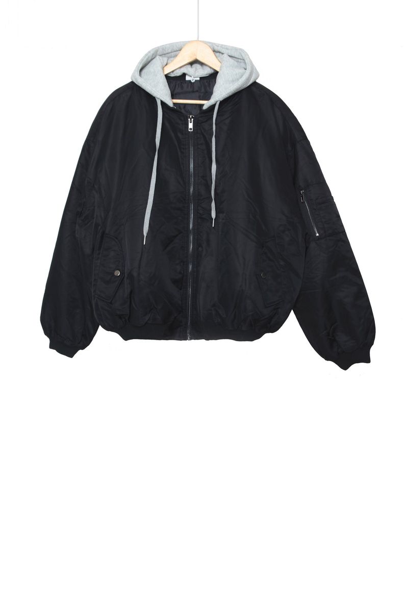 Hooded aerial jumper padding