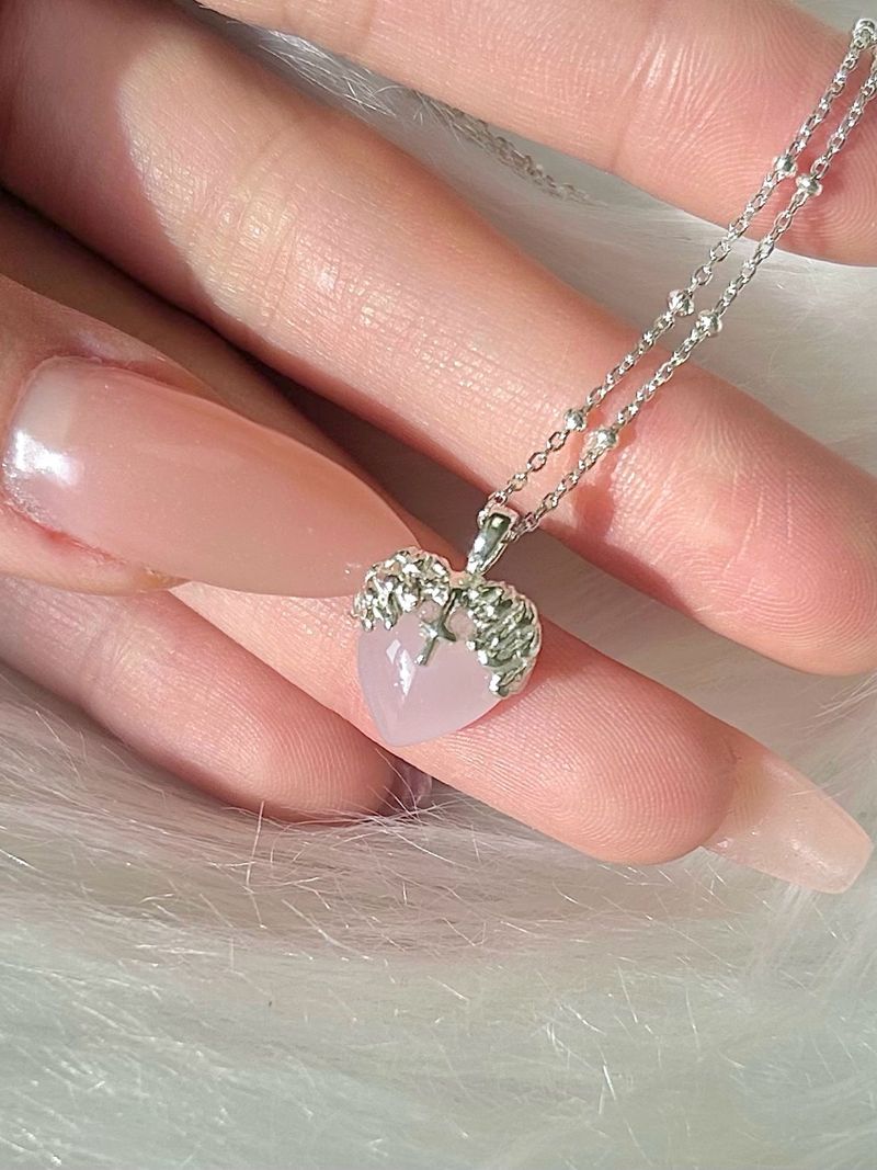 Seraphim Necklace(Pink,Opal)