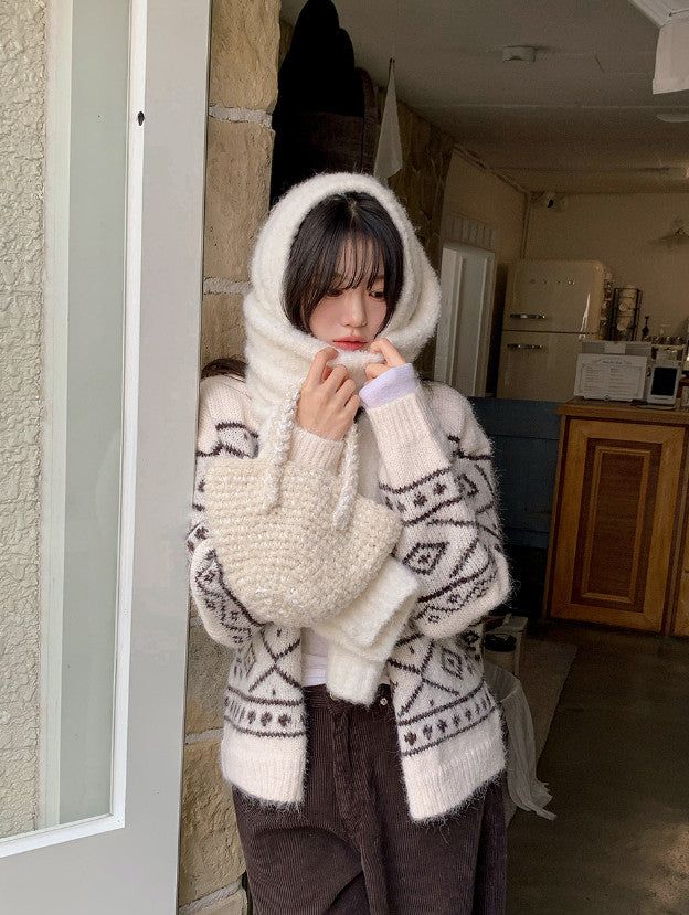 Winter Cozy Wool Muffler (2color)