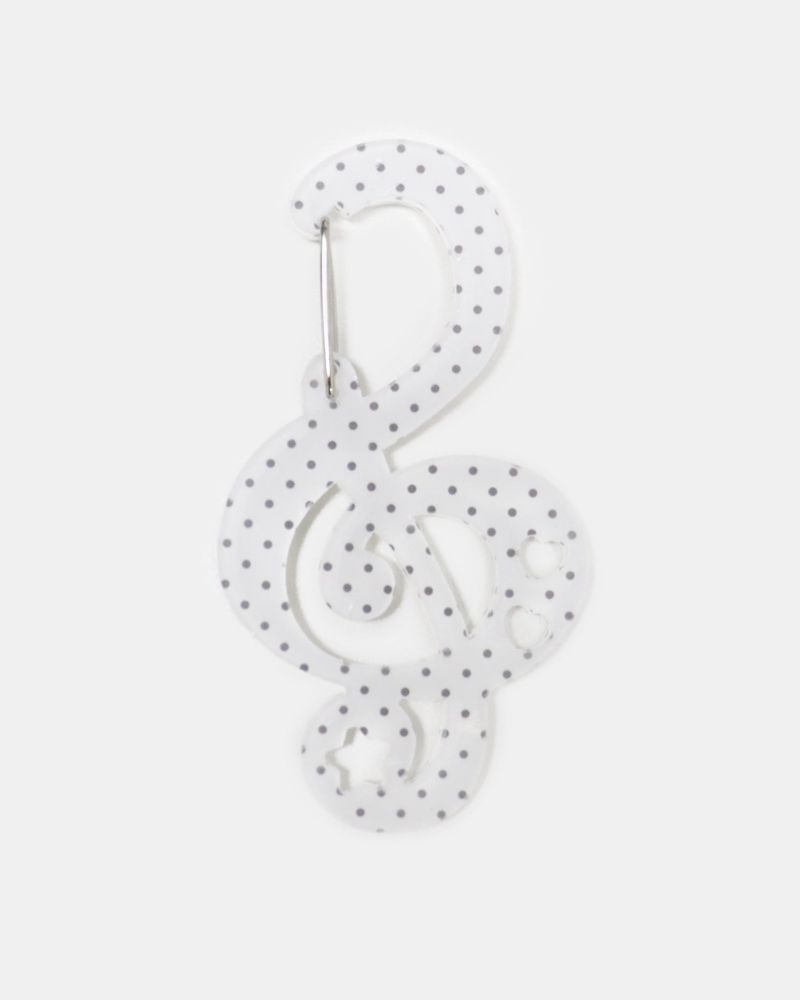 Mutation dot Pattern Carabiner Keyring