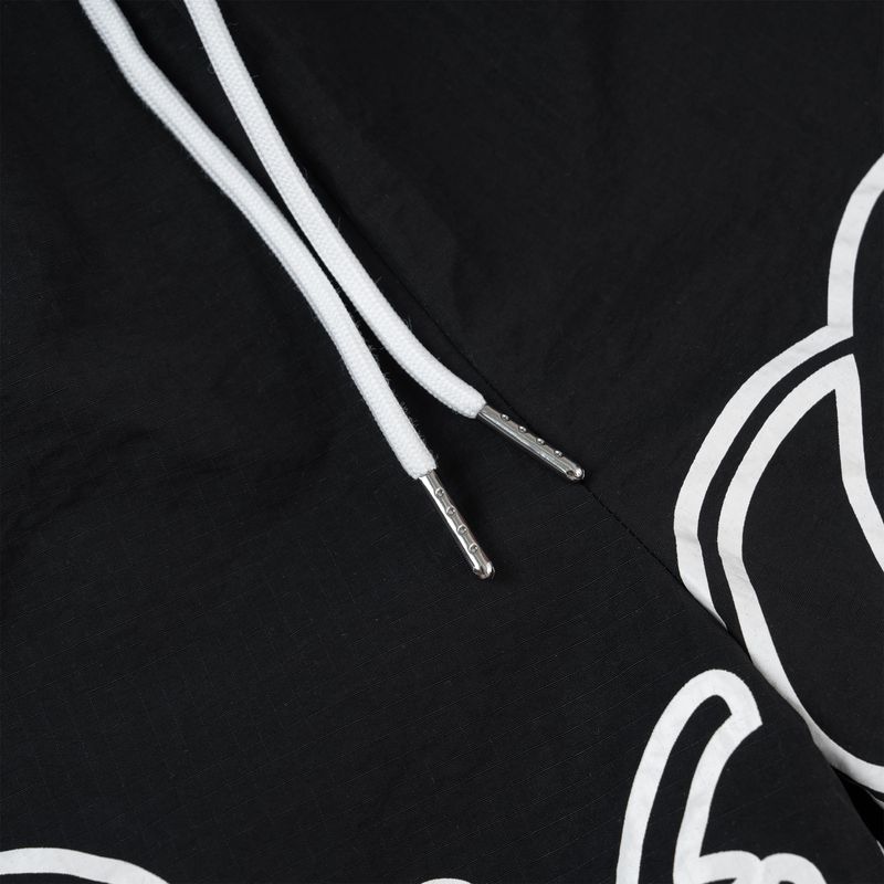 Script Logo Nylon Shorts - Black