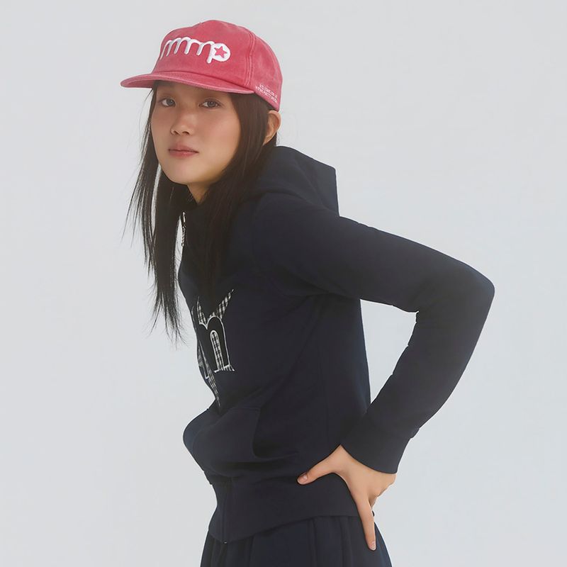 mnmp Star Logo Cap Washed Red