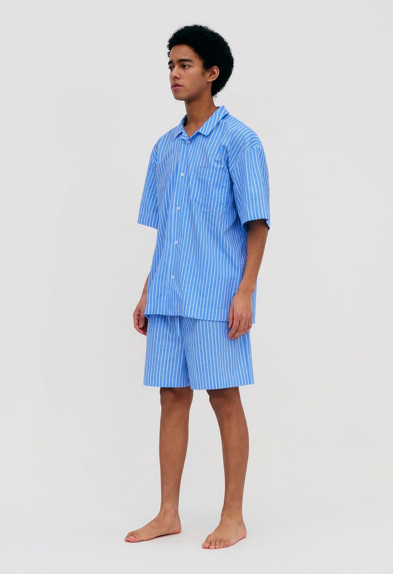 Stay Stripe Pajamas Short Set (3 Colors)