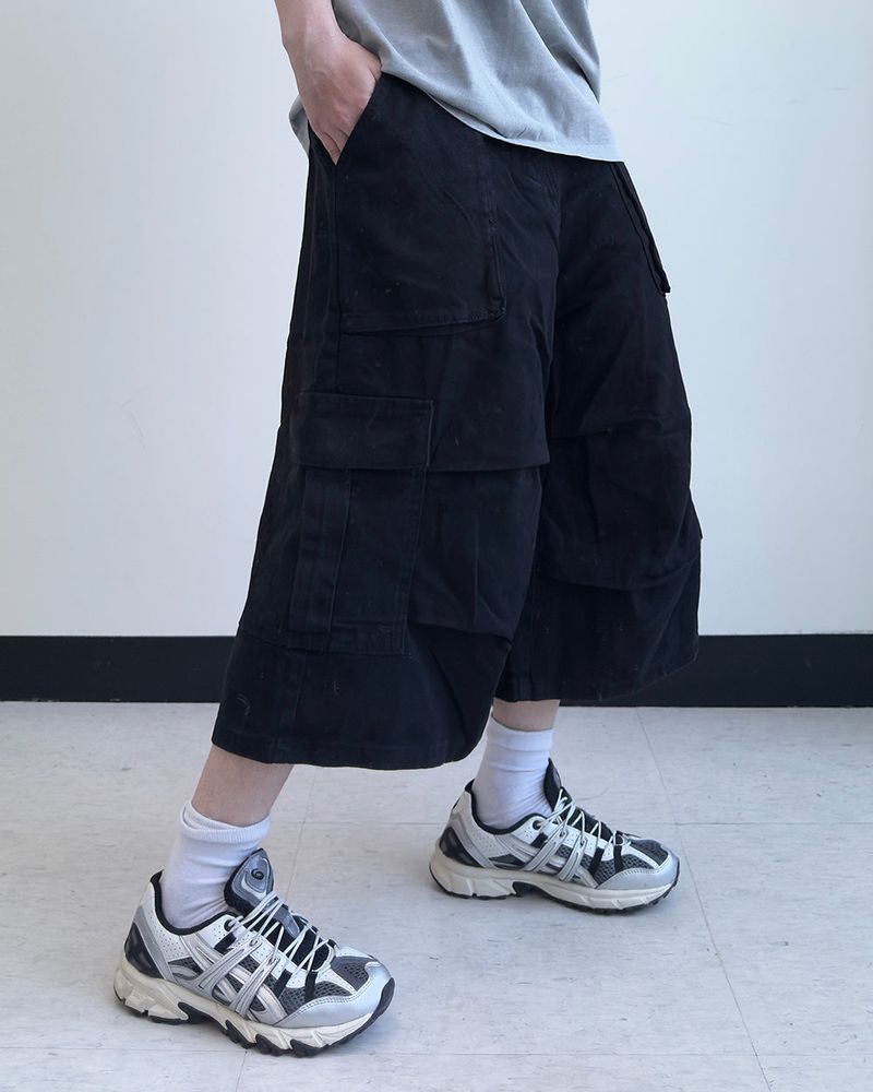 RUBINE 7‑PART CARGO BERMUDA PANTS