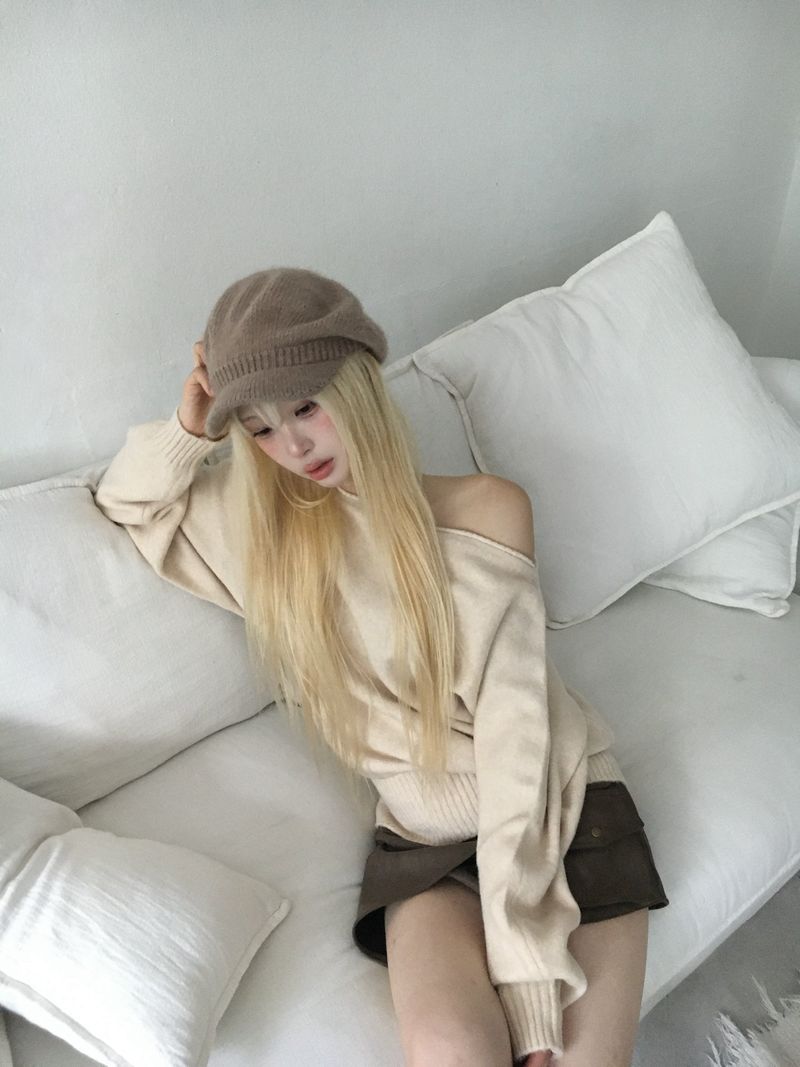 Cozy Off-Shoulder Knit