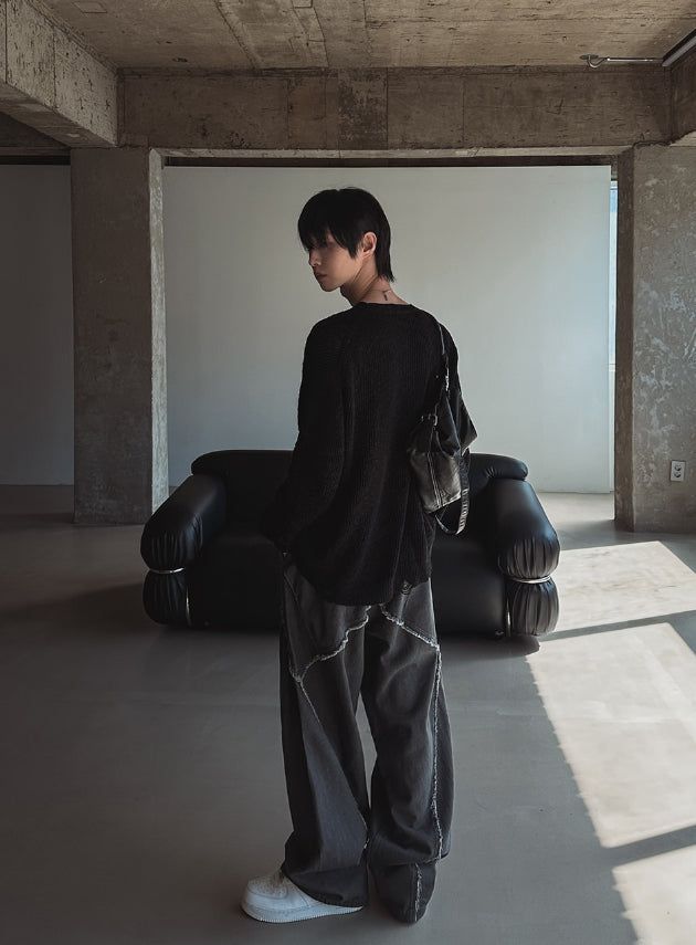 Robed Damage Knit