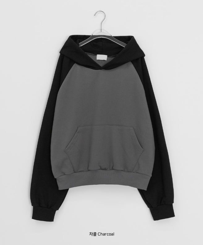 Ginke Raglan Color Matching Hoodie