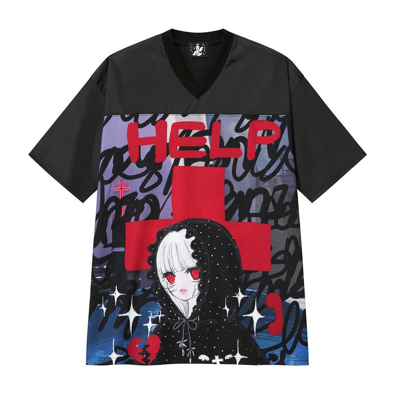 Help Me Satin Top - BLACK