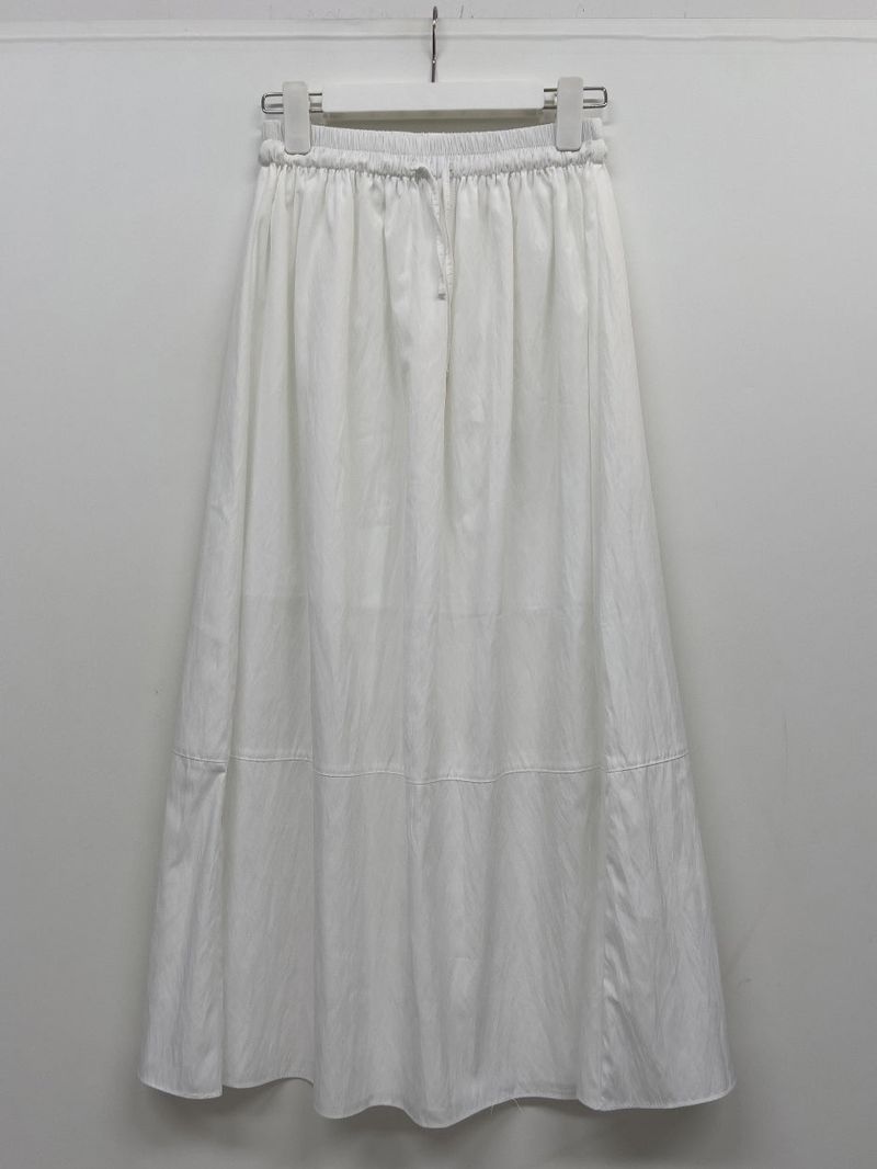 Juicy Nylon Flare Long Skirt