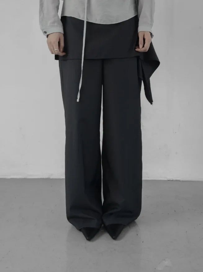 Off-skirt pants