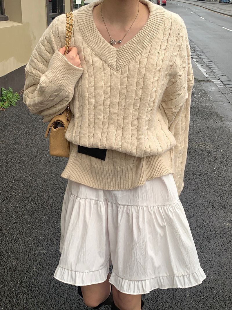 [MADE] Ethol twisted V-knit