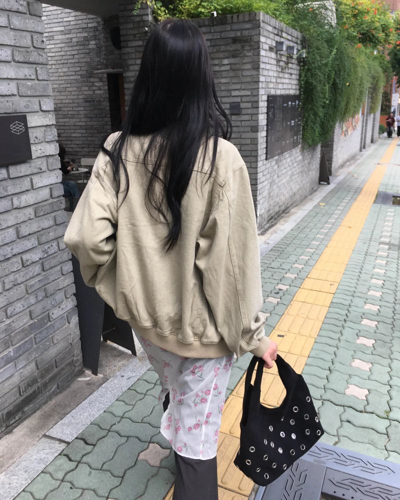 Flower chiffon skirt