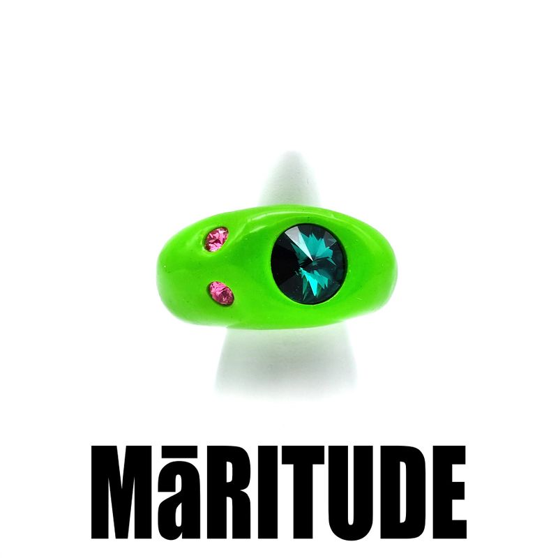 MaRITUDE(マリチュード)の「POP'S RINGS (APPLE GREEN)(Accessories)」