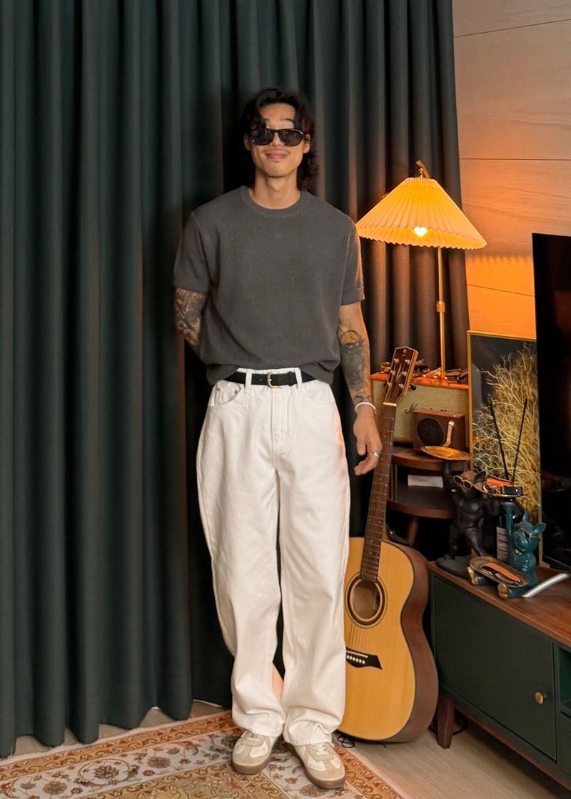 Linen Round Washable Knit 6COLOR