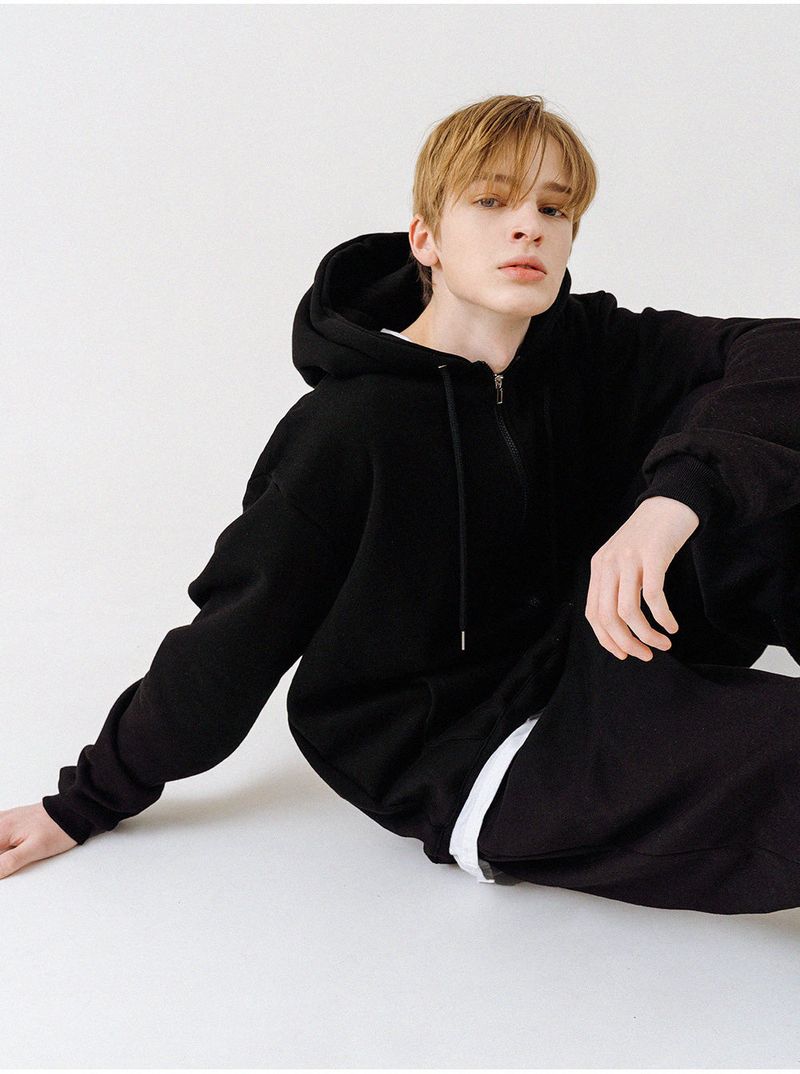 PLAIN BANDING JOGGER PANTS