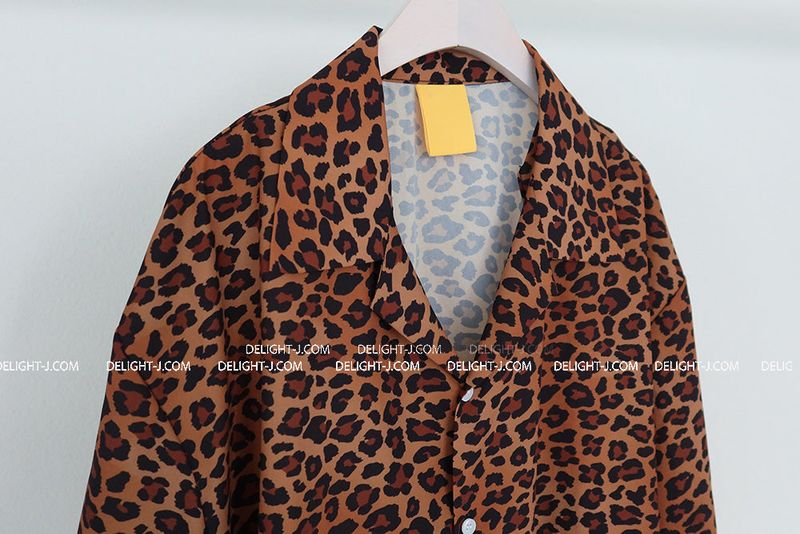 [UNISEX] Leopard Hawaiian shirt