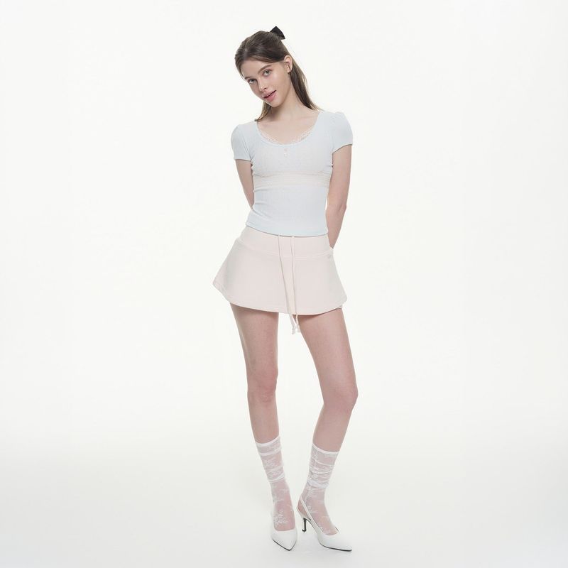 Love Scene Lace Tee - MINT