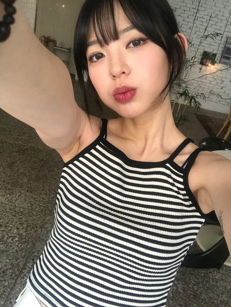 Amour stripe sleeveless