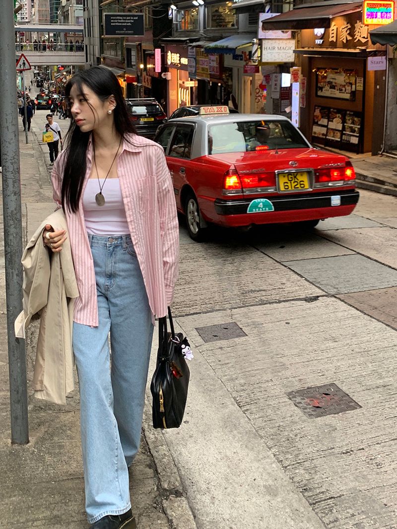 TRENDY APPAREL（トレンディー アパレル）の「[MADE] Nistic Stripe Shirt（Tops）」