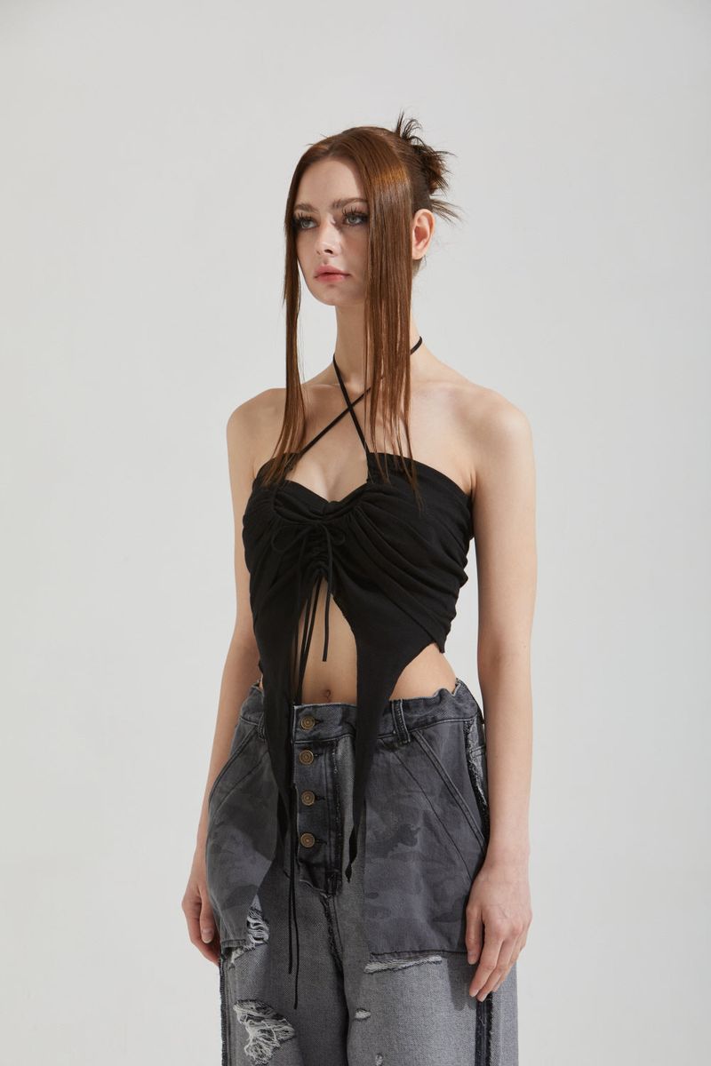 OUT FLAGE PANTS-BK