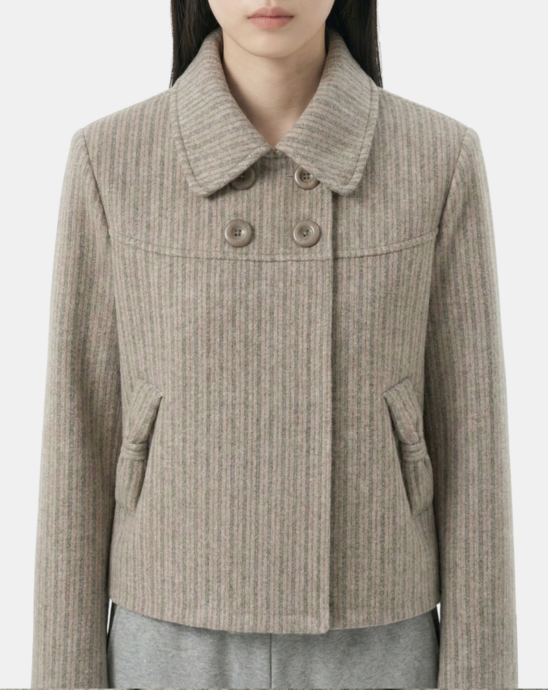 Mila Stripe Short Jacket