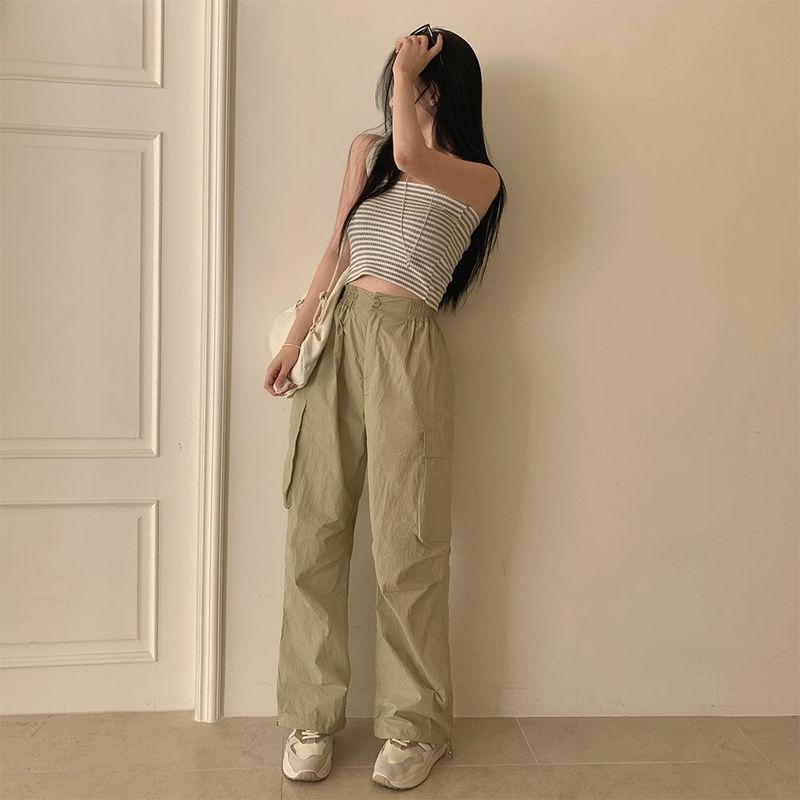  [Short, Long / Two-Way] PARASUIT STRING CARGO PANTS
