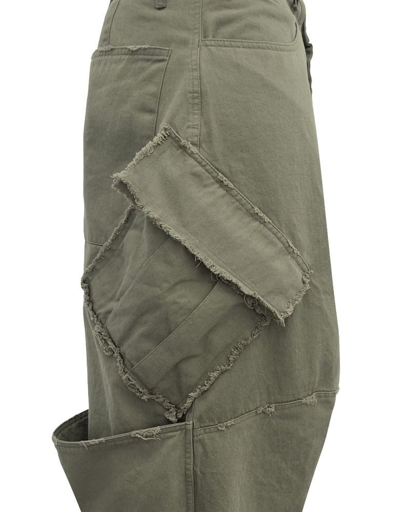 VTG BACK BOOTS CARGO SHORTS_KHAKI