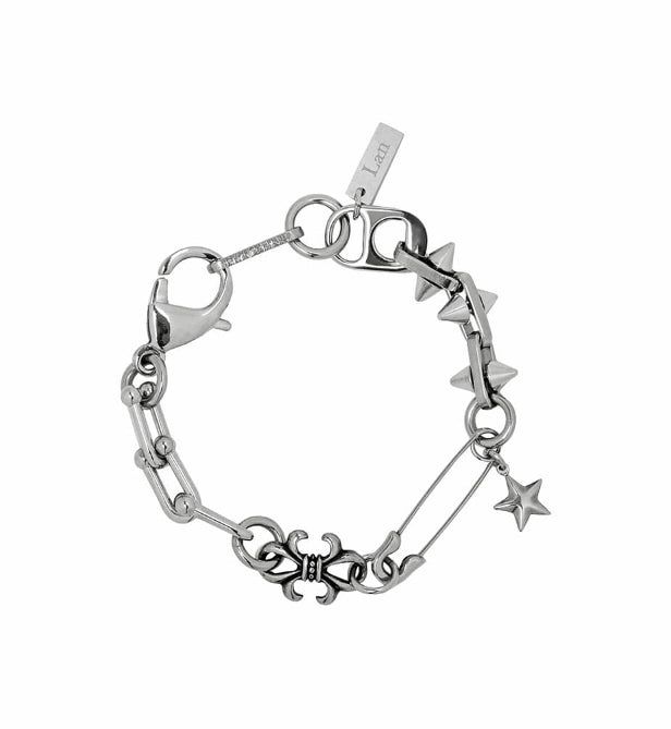 2PLAN（ツープラン）の「[LAN ARCHIVE] Punk Mix Chain Bracelet（Accessories）」