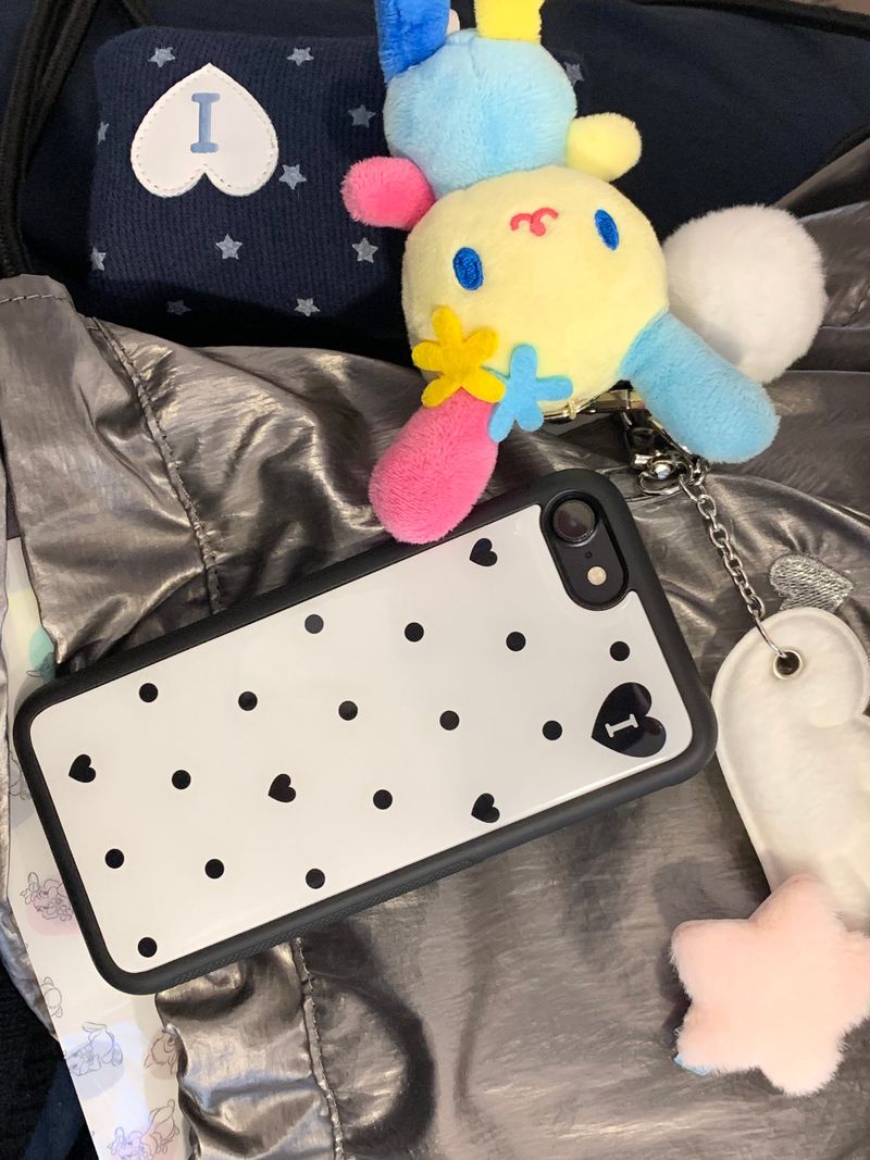 dot epoxy case - white