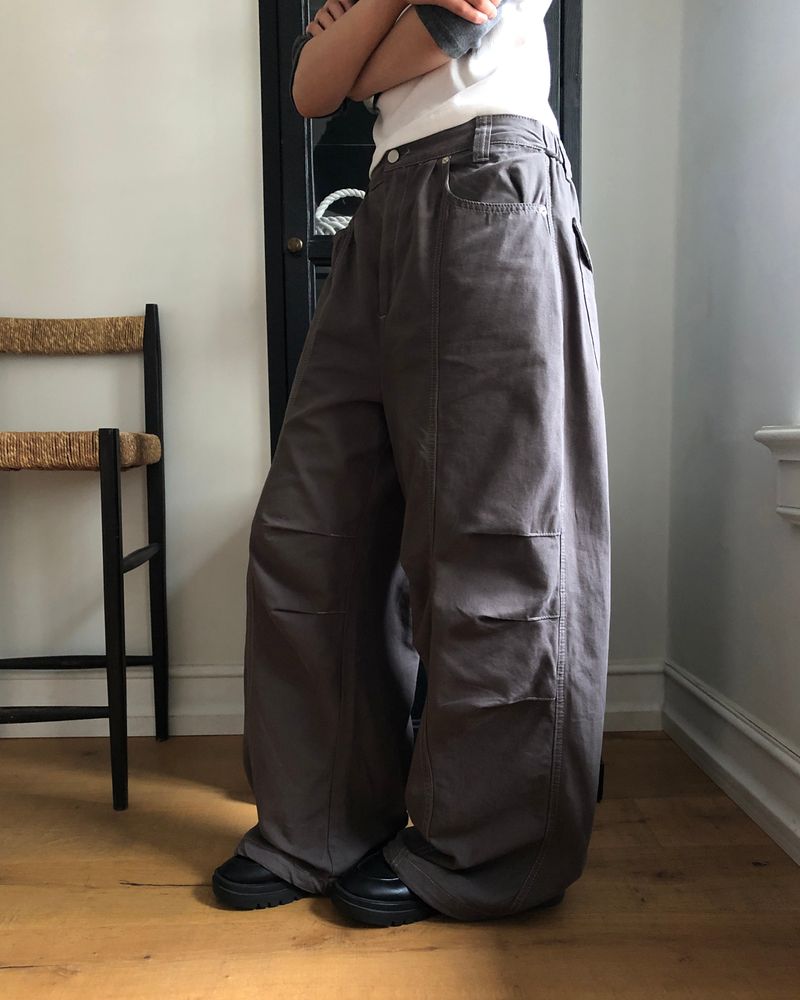 Shaon Stitch Wide Pants