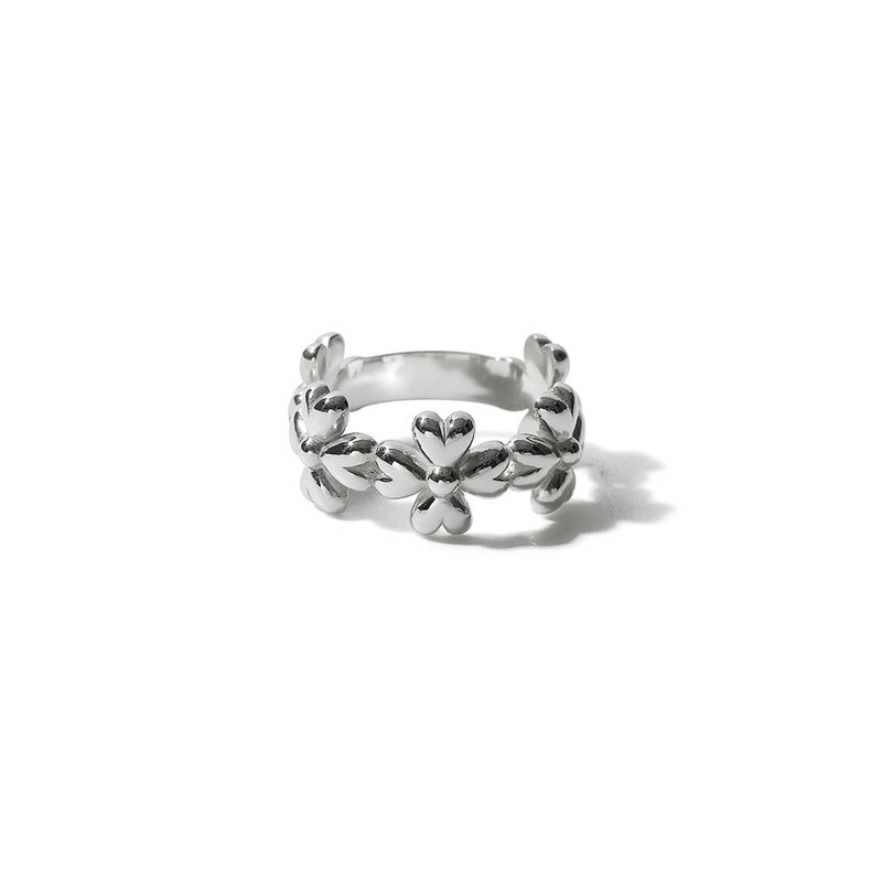 heart clover ring