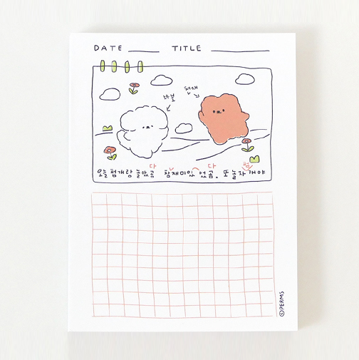 PERMS（パムズ）の「メモパッド | ピクチャーダイアリー（スマホグッズ/小物）」