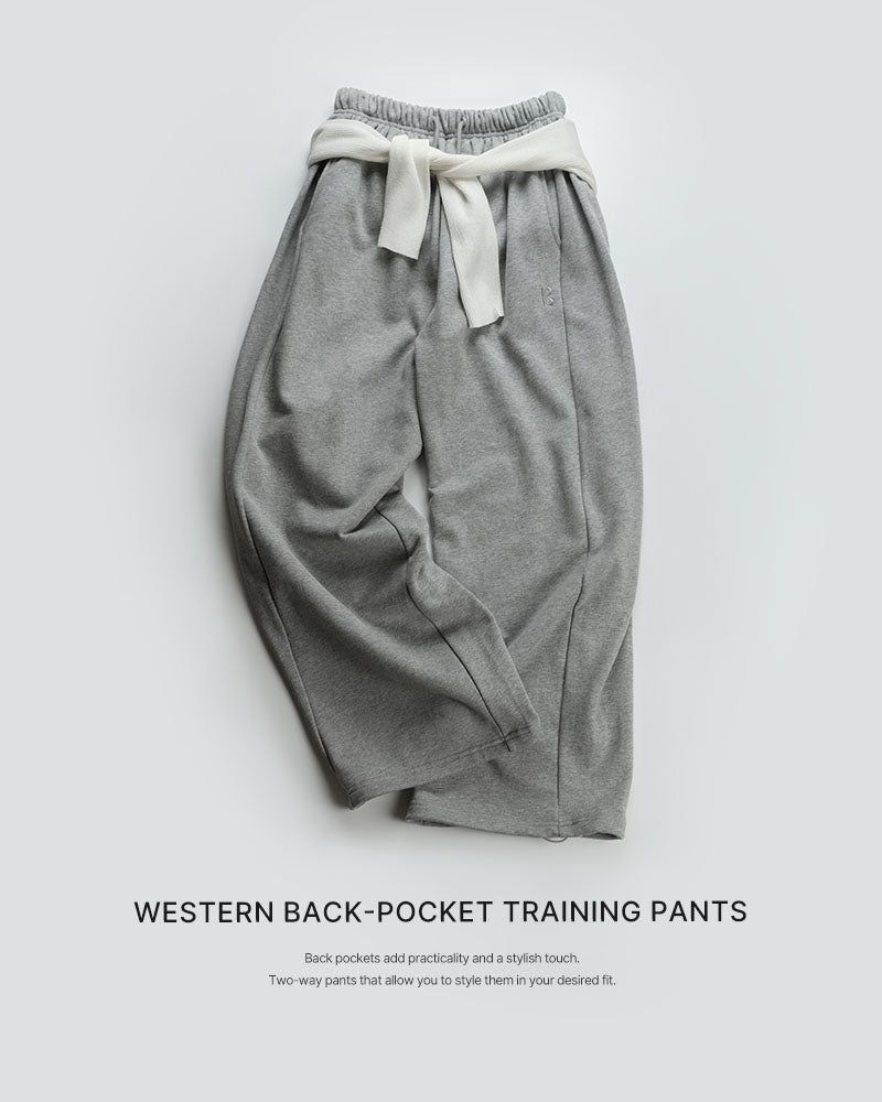 [ORIGINAL] Western Back-Pocket Training Pants